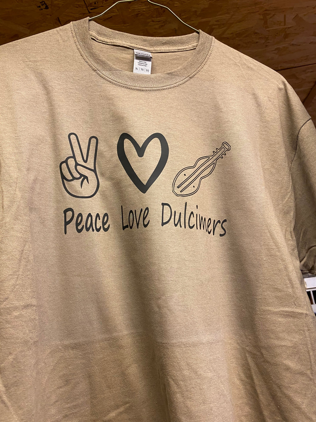 Peace Love Dulcimers - Dulcimer Shirt