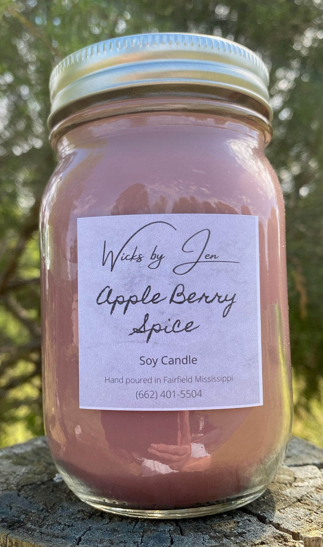 Apple Berry Spice 12 oz. Soy Candle