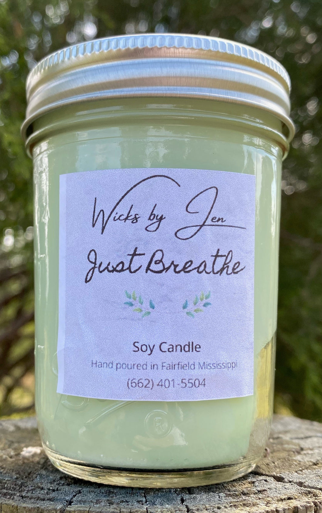 Just Breathe 8 oz. Soy Candle