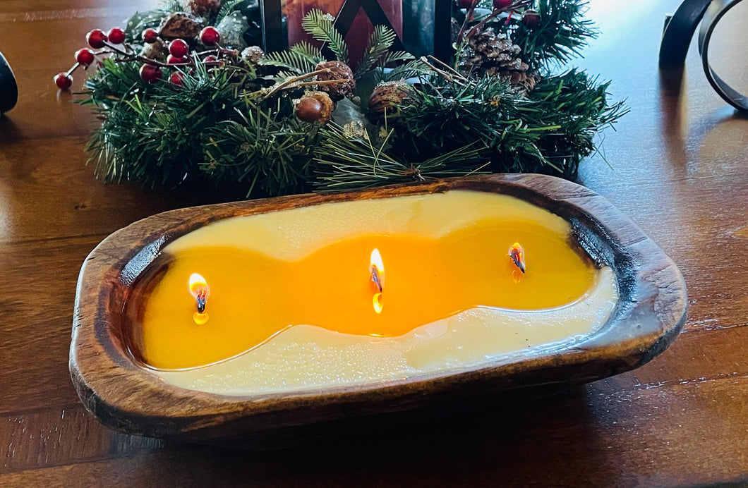 Volcano Dough Bowl Candle