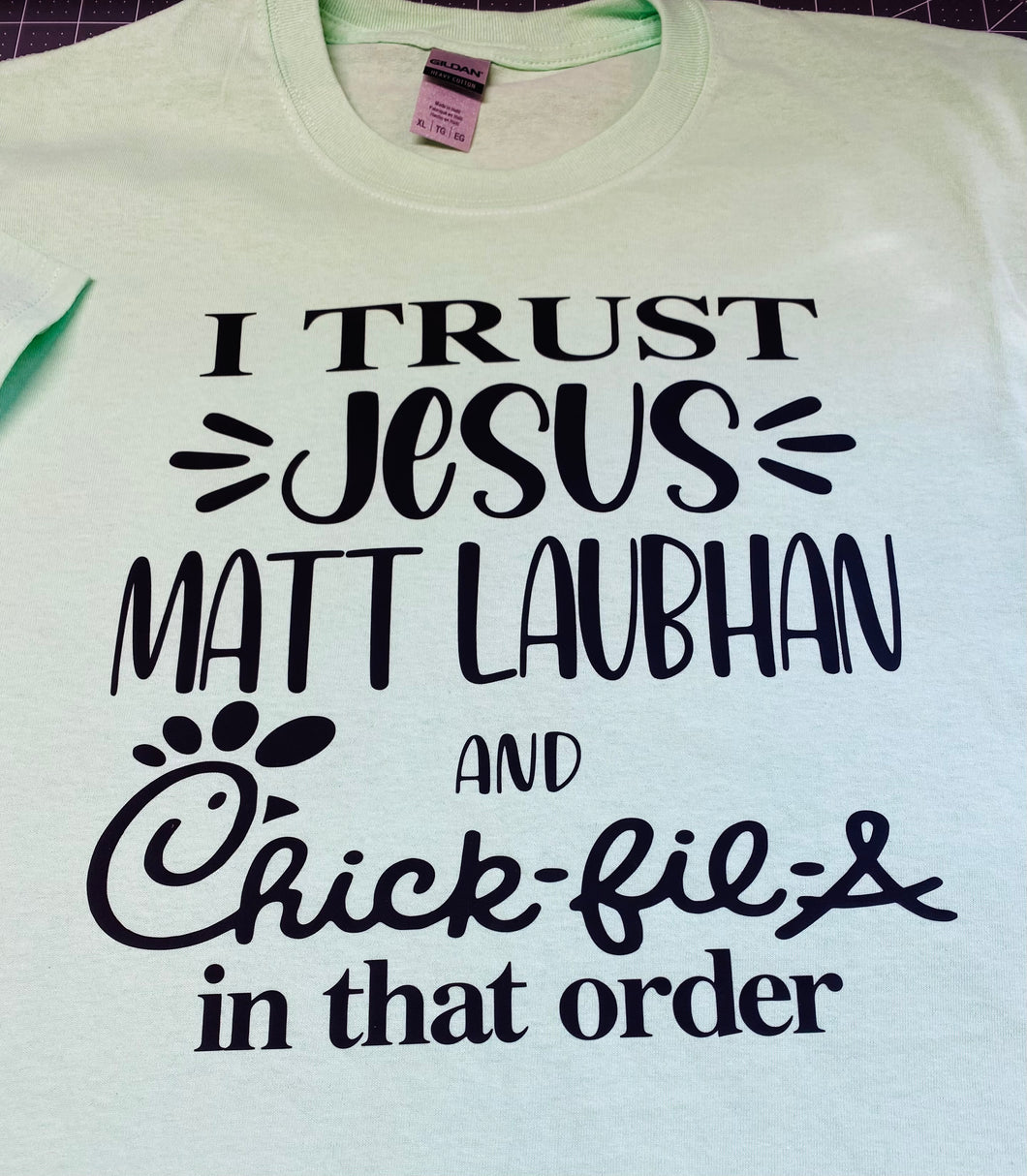 I trust Jesus and Matt