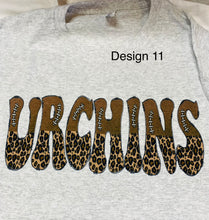 Load image into Gallery viewer, Urchins Football/Leopard Letters

