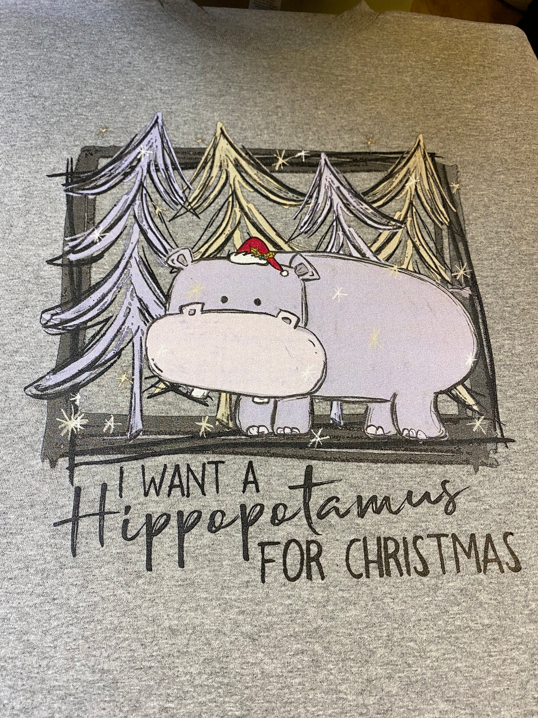 I Want a Hippo for Christmas Shirt