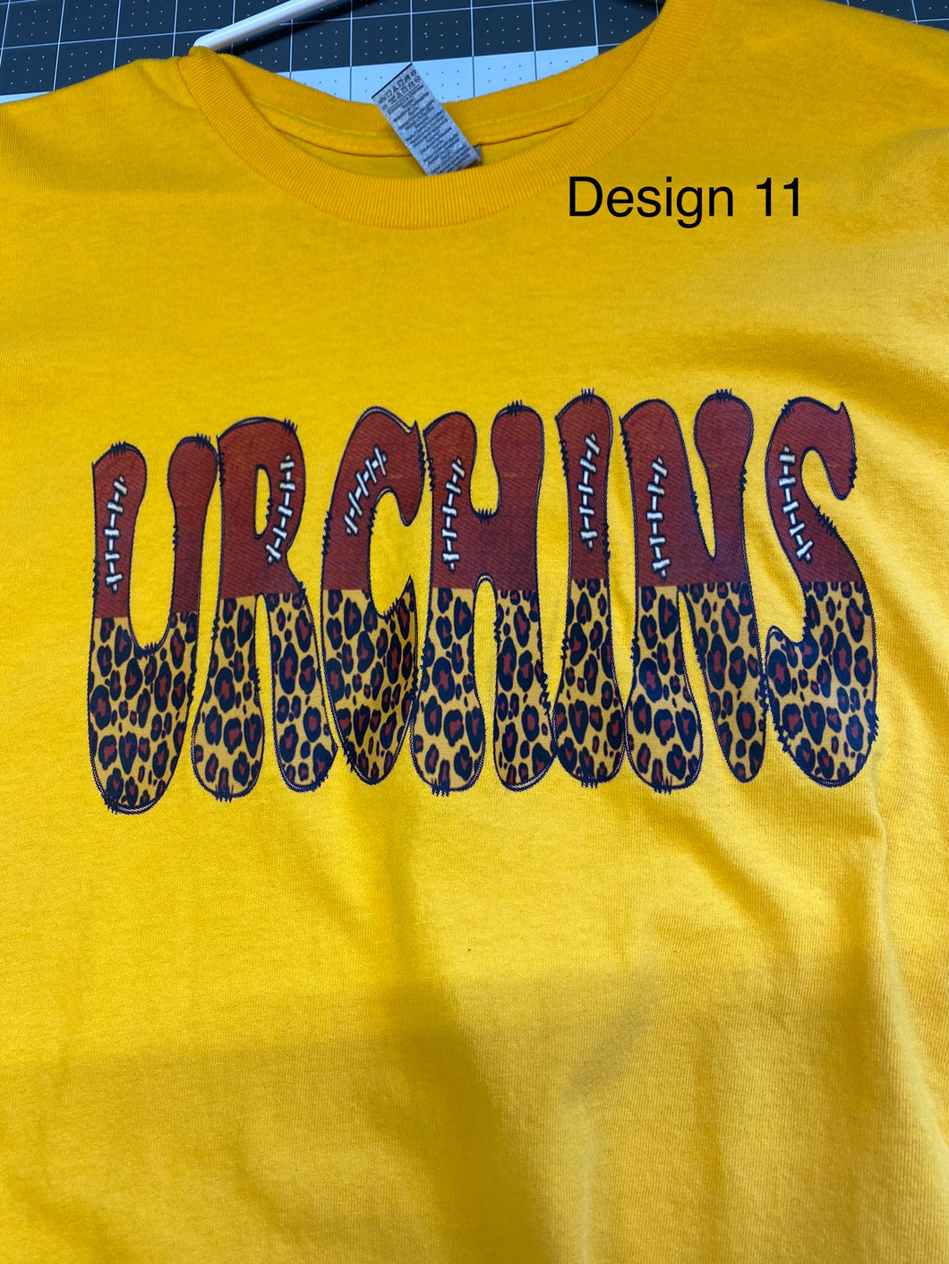 Urchins Football/Leopard Letters